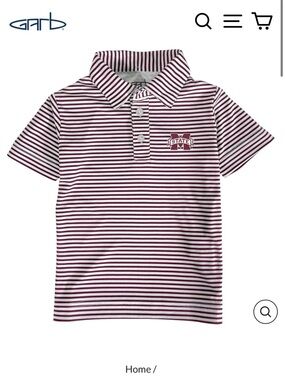 Mississippi State Bulldogs Toddler Polo